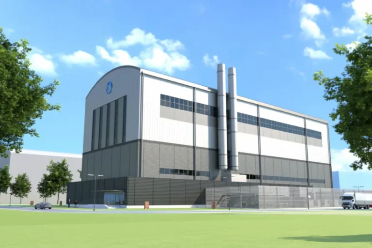 This is a rendering of the demonstration reactor that Kairos Power is building in Tennessee. (Power from Kairos)